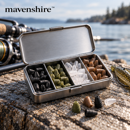𝒎𝒂𝒗𝒆𝒏𝒔𝒉𝒊𝒓𝒆™ Durable Silicone Bait Keeper Tabs