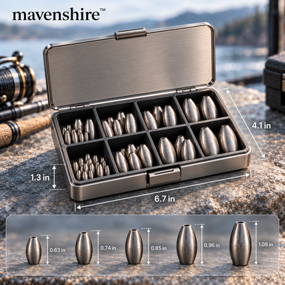 𝒎𝒂𝒗𝒆𝒏𝒔𝒉𝒊𝒓𝒆™ Slim Tungsten Flipping Weights