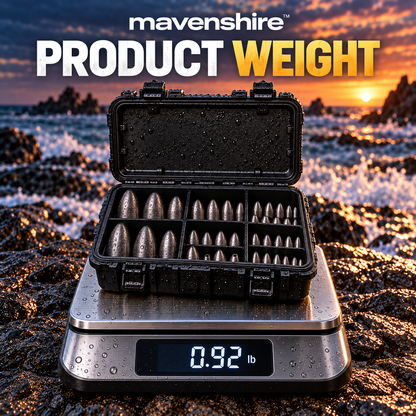 𝒎𝒂𝒗𝒆𝒏𝒔𝒉𝒊𝒓𝒆™ Solid Tungsten Bullet Sinkers