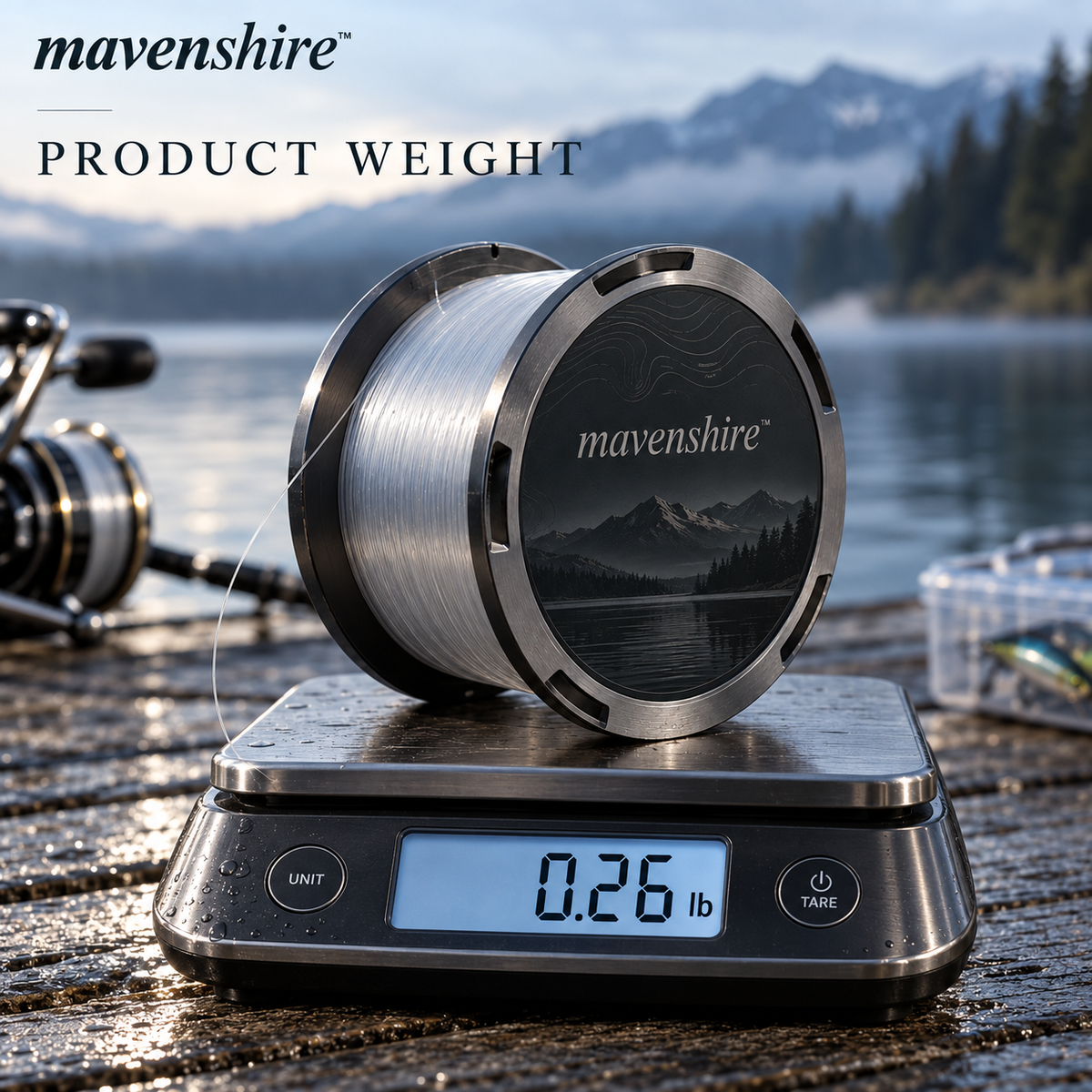 𝒎𝒂𝒗𝒆𝒏𝒔𝒉𝒊𝒓𝒆™ Low-Visibility Fluorocarbon Leader Line