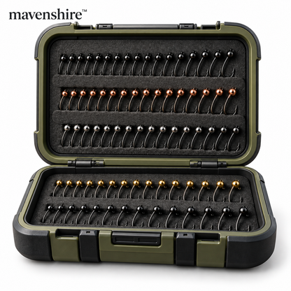 𝒎𝒂𝒗𝒆𝒏𝒔𝒉𝒊𝒓𝒆™ Precision Carbon Steel Fly Fishing Nymph Hooks
