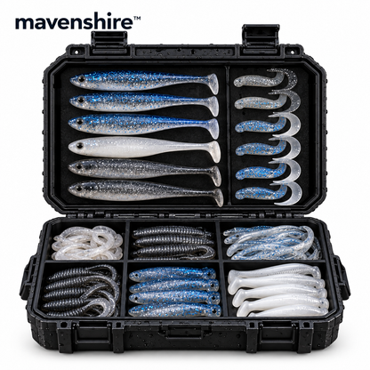 𝒎𝒂𝒗𝒆𝒏𝒔𝒉𝒊𝒓𝒆™ Flexible Silicone Soft Lure Baits Pack