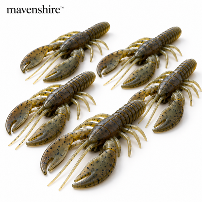 𝒎𝒂𝒗𝒆𝒏𝒔𝒉𝒊𝒓𝒆™ Matte Soft Plastic Craw Lures
