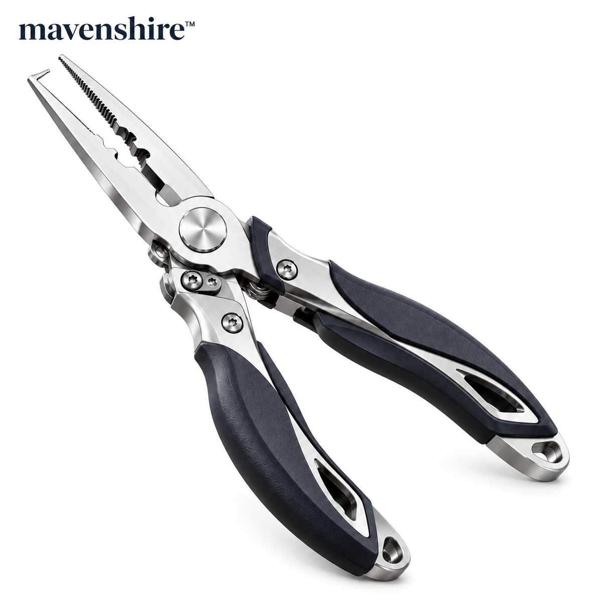 𝒎𝒂𝒗𝒆𝒏𝒔𝒉𝒊𝒓𝒆™ Polished Stainless Steel Fishing Pliers